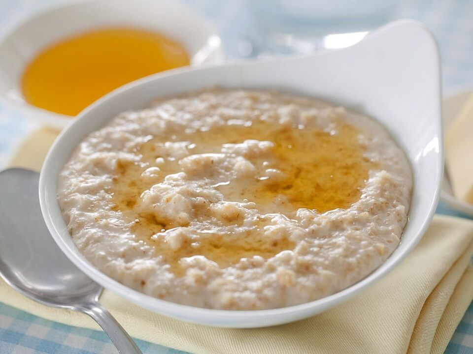 Porridge con la dieta dell'anguria